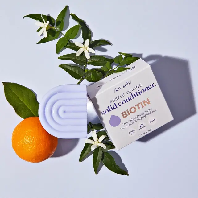 Purple Toning Conditioner Bar for Color Treated & Grey Hair