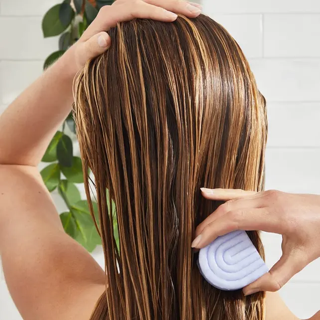 Purple Toning Conditioner Bar for Color Treated & Grey Hair