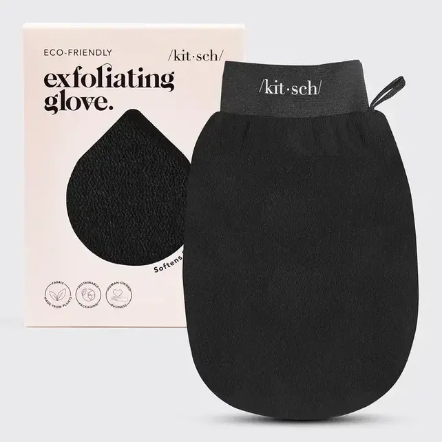 Kitsch Exfoliating Glove 1pc - Black