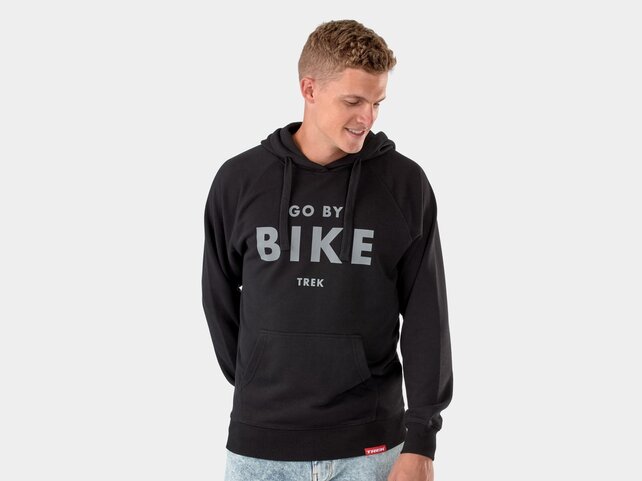 Trek Go By Bike Unisex Hoodie - Black