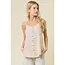 Abby Button Down Cami - Natural