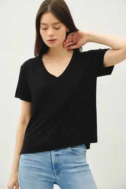 Pandora Bamboo Tee - Black