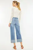 Kancan Leslie High Rise Crop Wide Leg Jeans