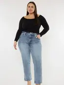 Kancan Tilda High Rise Slim Straight Leg Jeans