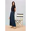 Simone Chambray Wide Leg Pant - Dark