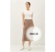 Phoebe Midi Skirt - Brown