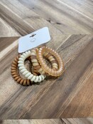 Neutral Spiral Hair Ties
