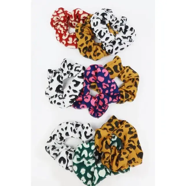 Leopard Scrunchie 3/Set