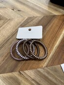 Multicolor Spiral Hair Ties