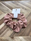 Faux Leather Scrunchie