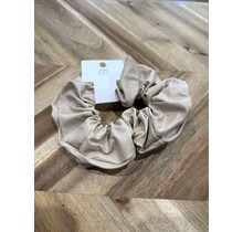 Faux Leather Scrunchie