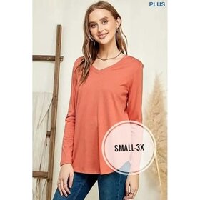 Lennox V-Neck Long Sleeve Top