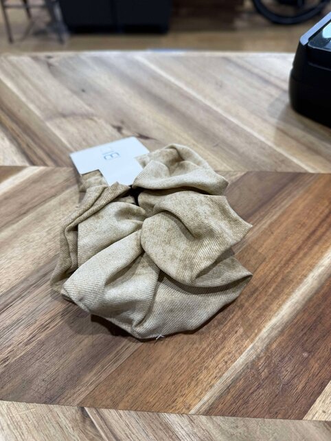 Acid Washed Pattern Large Scrunchie