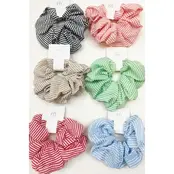 Stripe Pattern Large Scrunchie