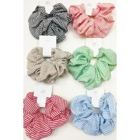 Stripe Pattern Large Scrunchie