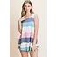 Taven Bold Stripe Sleeveless Top