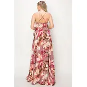 Wynn Sleeveless Maxi Wrap Dress - Mauve