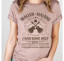 I Had Some Help Graphic Tee - Heather Pink