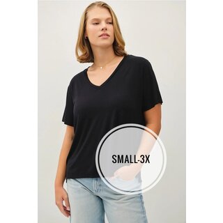Pandora Bamboo Tee - Black