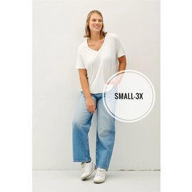 Pandora Bamboo Tee - Off White