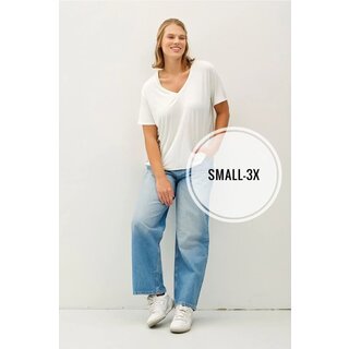 Pandora Bamboo Tee - Off White