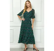 Tess Maxi Dress - Peacock