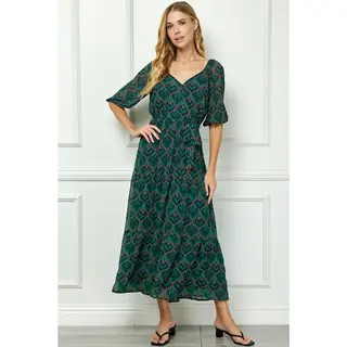 Tess Maxi Dress - Peacock