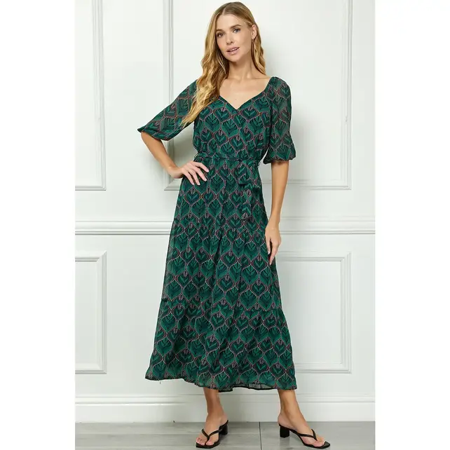 Tess Maxi Dress - Peacock