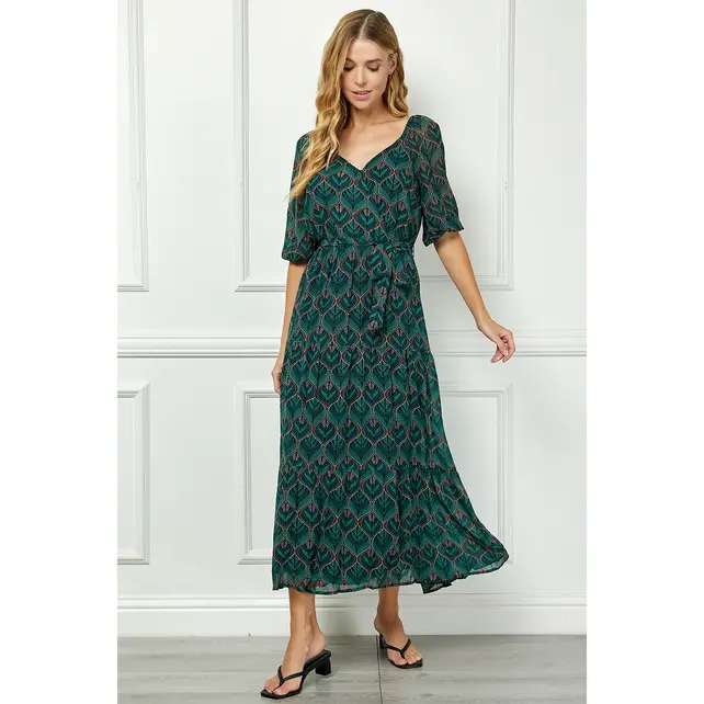 Tess Maxi Dress - Peacock