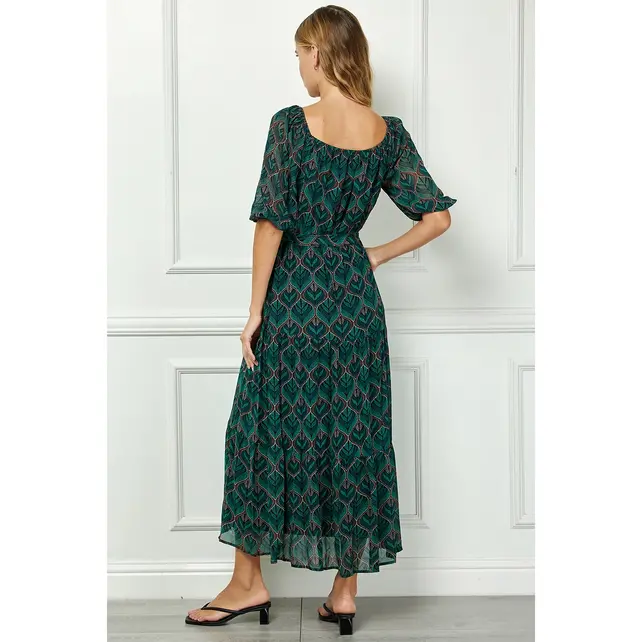 Tess Maxi Dress - Peacock