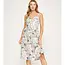 Tyla Vintage Midi Dress - Grey