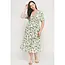 Tammy Ruffled Bottom Midi Dress - Green