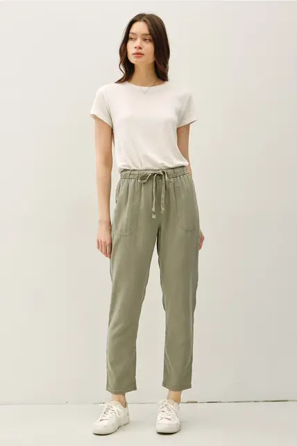 Benita Tencel Ankle Pants