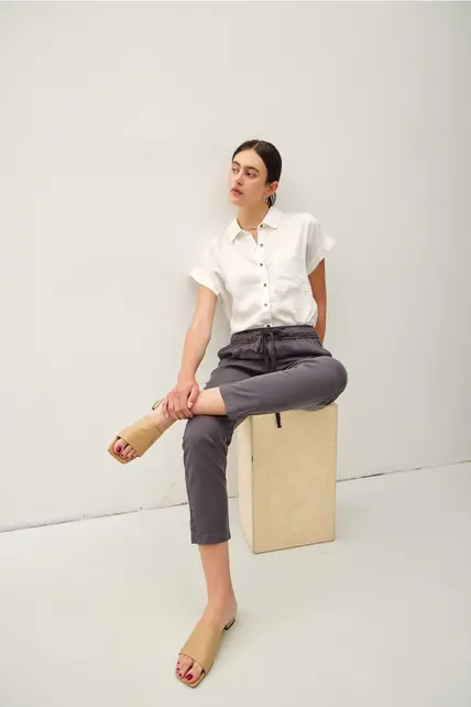 Benita Tencel Ankle Pants