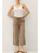 Bexley Tencil Wide Leg Pant - Mocha