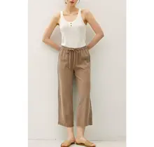 Bexley Tencil Wide Leg Pant - Mocha