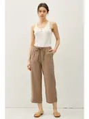 Bexley Tencil Wide Leg Pant - Mocha