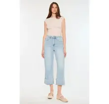 Kancan Sully 90's Cropped Wide Leg Jean