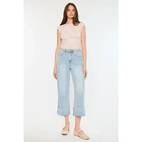 Kancan Sully 90's Cropped Wide Leg Jean