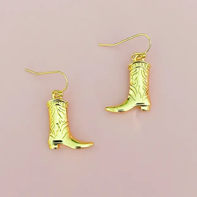 Cowgirl Bootie Dangle Earring