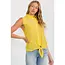 Helen Ruffle Collar Top - Spring Yellow