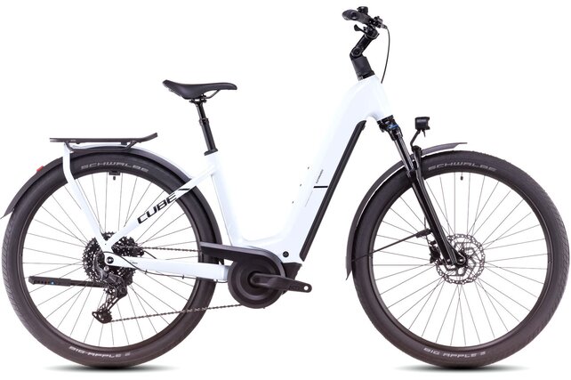 Cube Kathmandu Hybrid One - Polar White n Blk