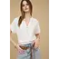 Audrey Henley Short Sleeve - Ivory