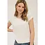 Alina Round Neck Blouse - Off White