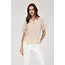 Alicia Collard Half Button Short Sleeve - Oatmeal