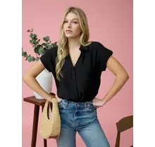 Avalon  Button Down Shirt - Black