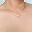 Minimalist Three Stones Necklace - Gold