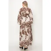 Elena High-Low Dress - Taupe