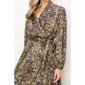 Elosie Long Sleeve Maxi Dress - Charcoal