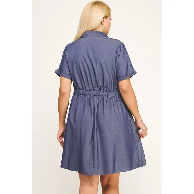 Collins Everyday Edge Dress - Denim